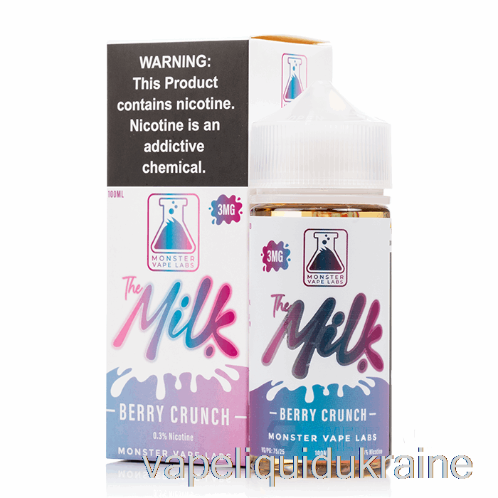 Vape Liquid Ukraine Berry Crunch - The Milk - 100mL 6mg